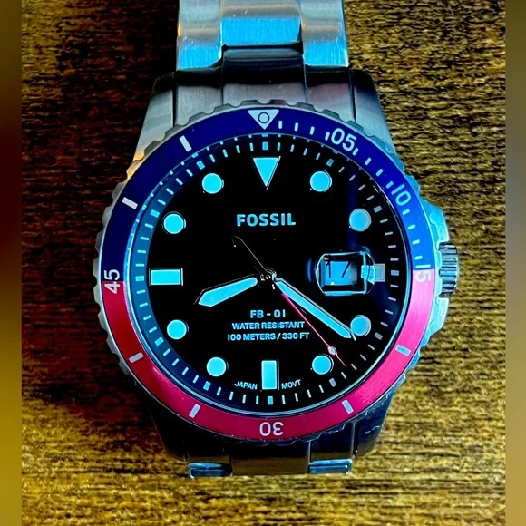 時計 FOSSIL watch Pepsiman U.S.A archive y2k FOSSIL× Pepsiman digital wristwatch PR-3008 Pepsiman U.S.A